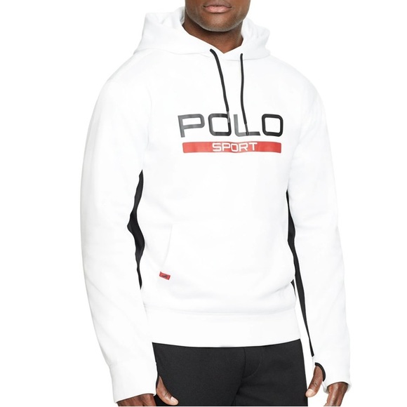 Ralph Lauren Polo Sport Hoodie White Size S - Picture 2 of 9